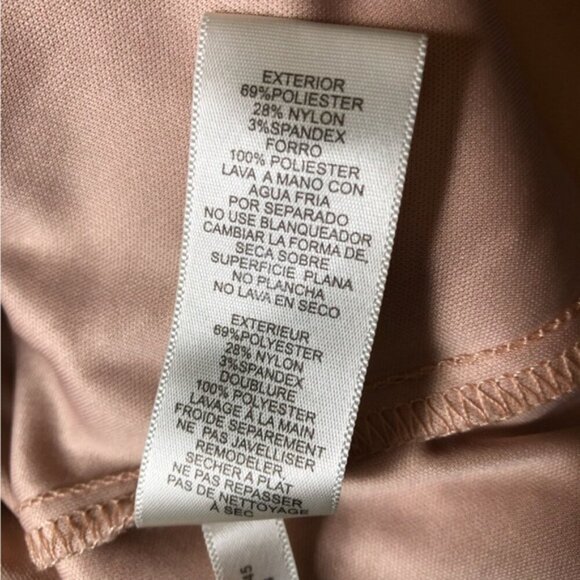 Eliza J Lace Dress Size 16 Champange - Picture 10 of 12